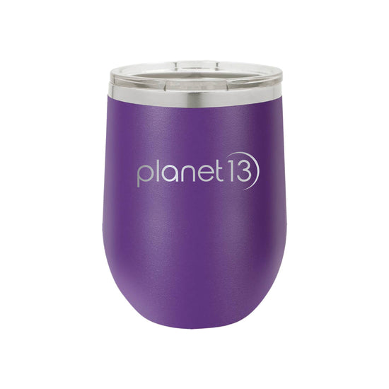 Planet 13 Logo 12 oz Wine Tumbler